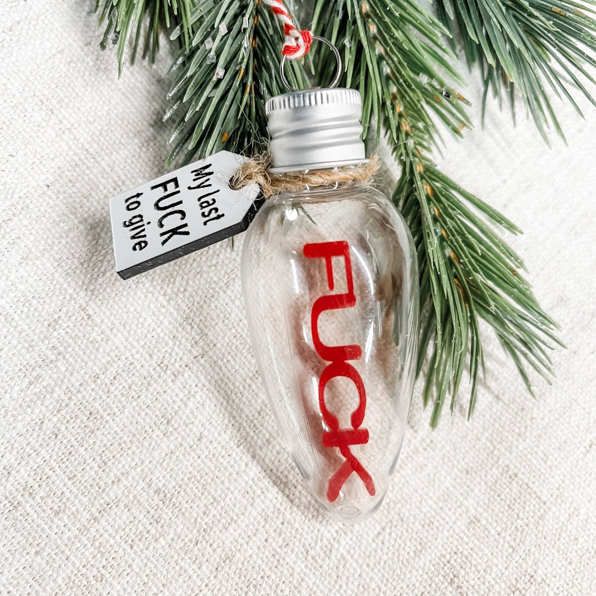 It's My Last F | Last F To Give Wood Ornament, F*ck Christmas Ornament - Embellish My Heart