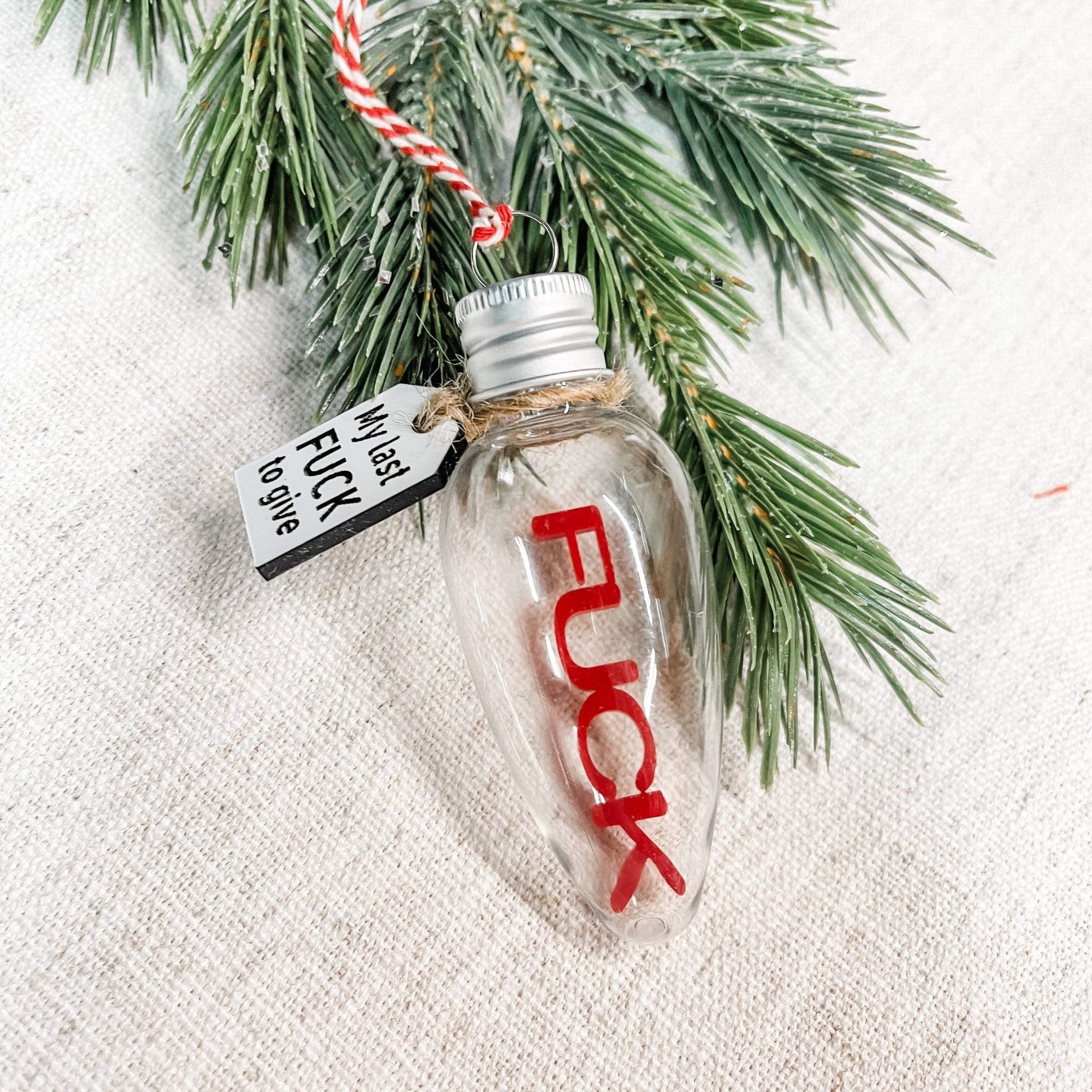 It's My Last F | Last F To Give Wood Ornament, F*ck Christmas Ornament - Embellish My Heart
