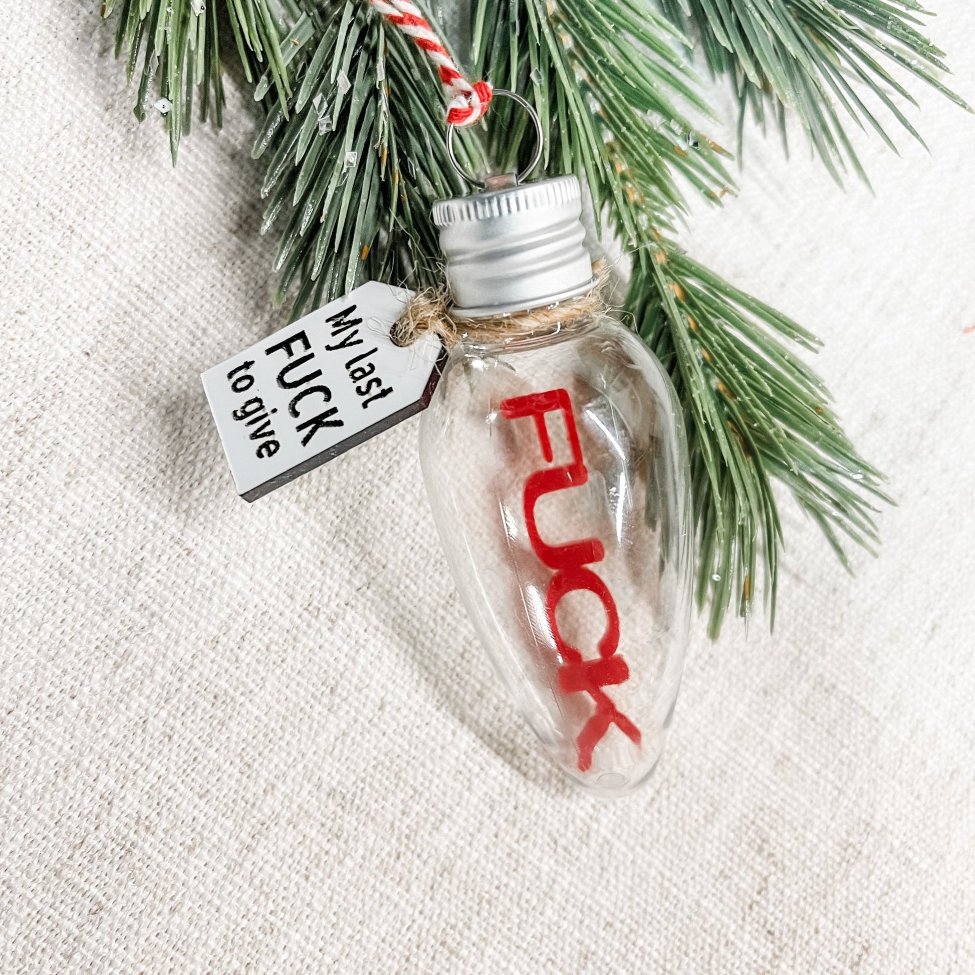It's My Last F | Last F To Give Wood Ornament, F*ck Christmas Ornament - Embellish My Heart