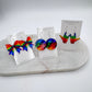 Bold Rainbow Acrylic Earrings – Lightweight Statement Jewelry | 3 Styles | Handmade & Hypoallergenic - Embellish My Heart