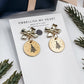 Christmas Tree Earrings | Gold Bow Studs | Holiday Earrings for Women | Cute Christmas Jewelry Gift - Embellish My Heart