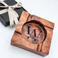 Engraved Wood Cigar Ashtray | Personalized Whiskey Lounge Gift for Him | Custom Men’s Gift, Groomsmen, or Bar Cart Accessory - Embellish My Heart