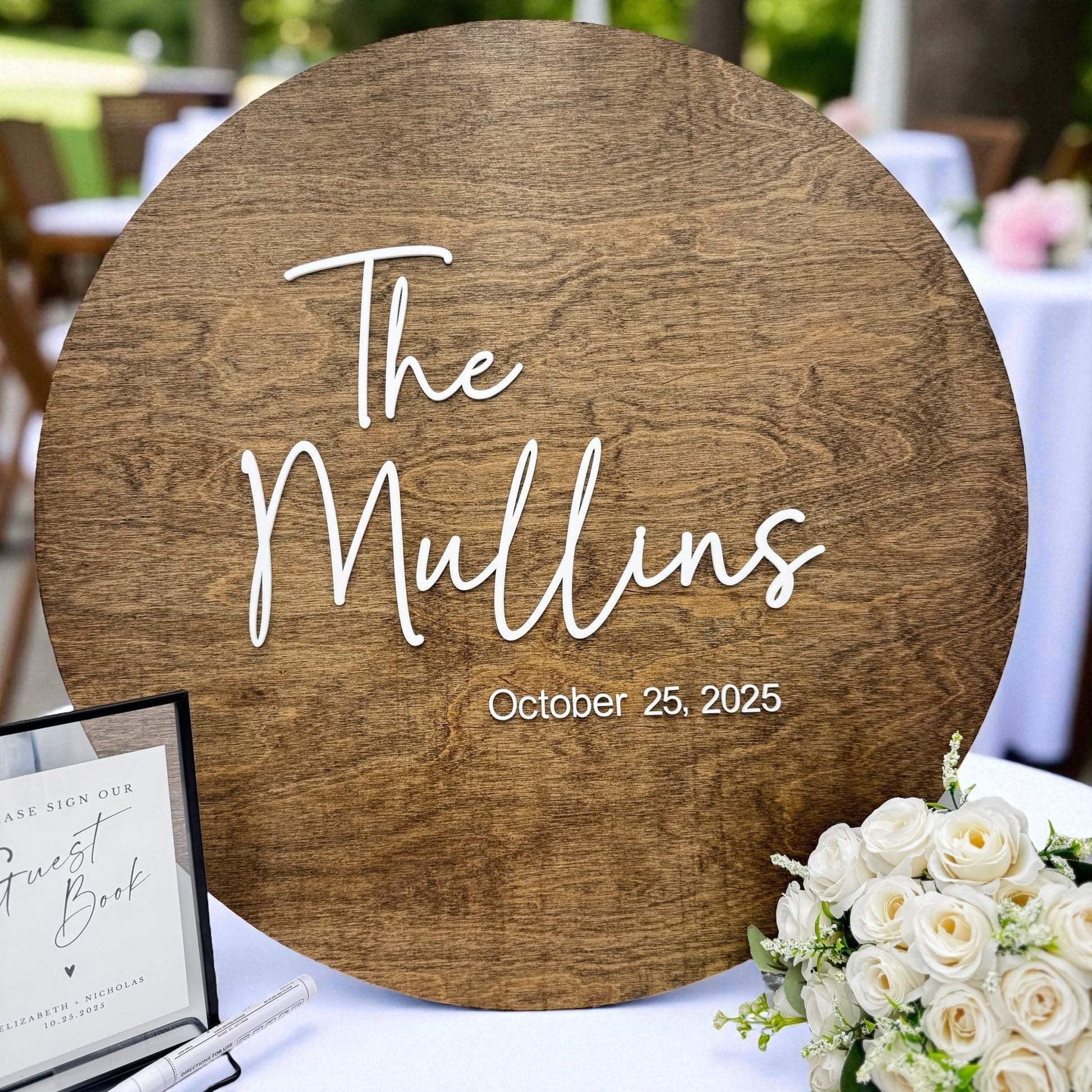 Guest Book Alternative - Custom Wedding Guest Book Decor - Layered Wood Wedding Sign - New Home gift - Embellish My Heart