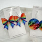 Bold Rainbow Acrylic Earrings – Lightweight Statement Jewelry | 3 Styles | Handmade & Hypoallergenic