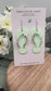 Mint Blossom Flip Flop Earrings