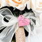 Prom Flower Charms, Senior Prom Flowers, Homecoming, Junior Prom - Embellish My Heart
