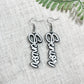 Senior dangle earrings - Embellish My Heart